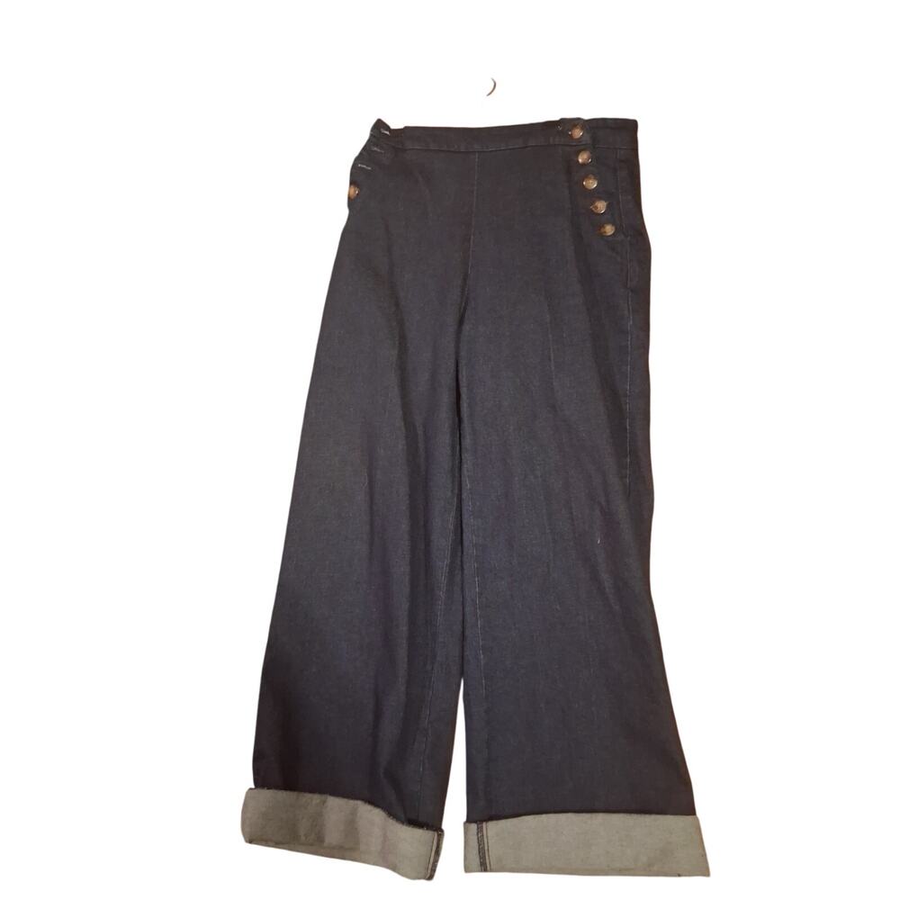 Sezane sailor denim pants